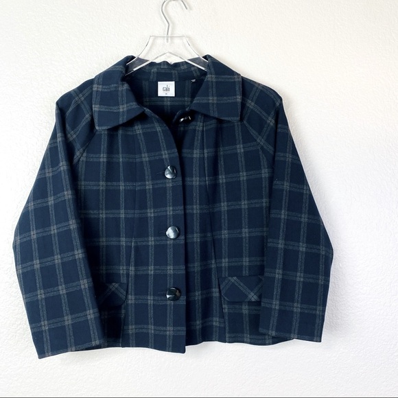 CAbi Connery Plaid Jacket Size M - Picture 1 of 8